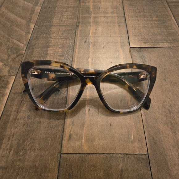 Prada Tortoise Shell Eyeglasses - Picture 1 of 11